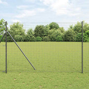 Euro Hejn Grå 1,6 x 10 m PVC-belagt jern