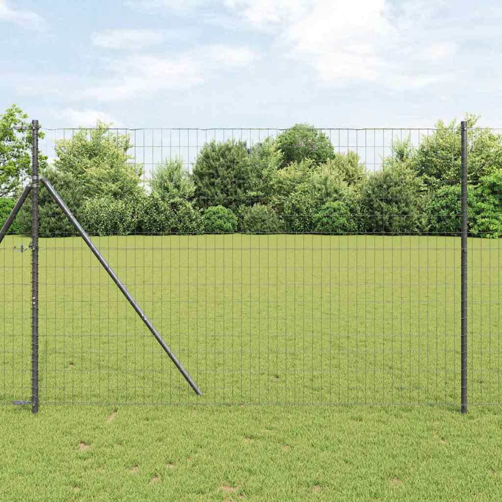 Euro Hejn Grå 1,5 x 10 m PVC-belagt jern