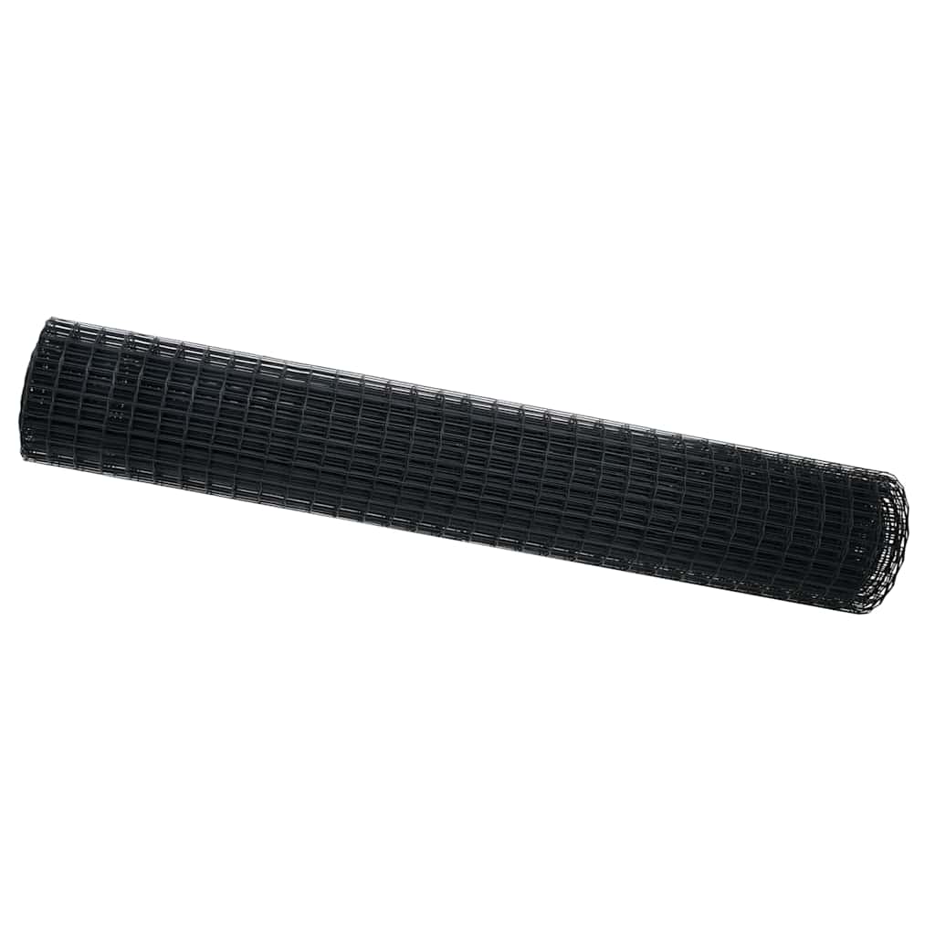 Euro Hejn Grå 1,5 x 10 m PVC-belagt jern