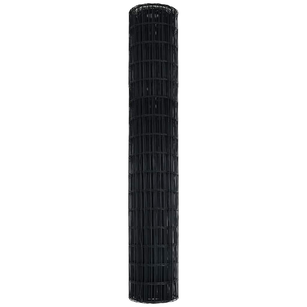 Euro Hejn Grå 1,5 x 10 m PVC-belagt jern