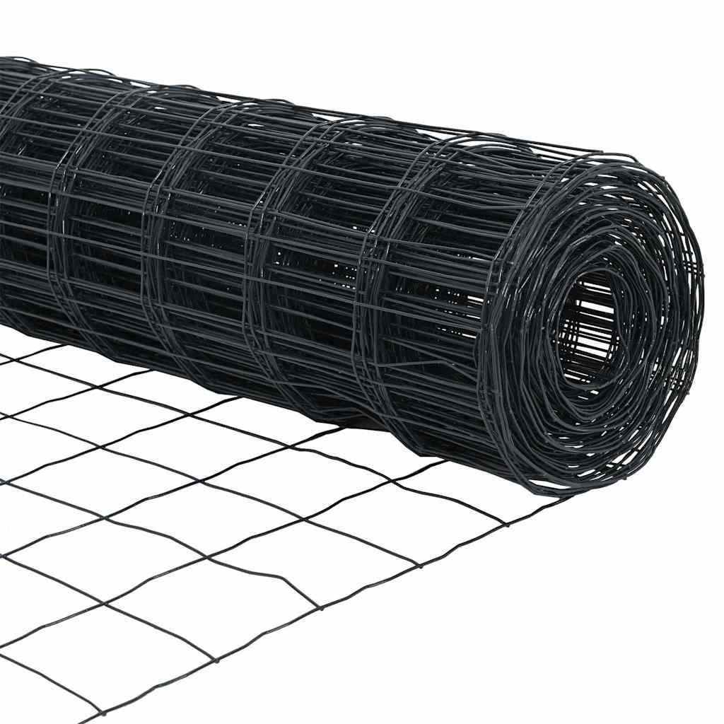 Euro Hejn Grå 1,4 x 10 m PVC-belagt jern