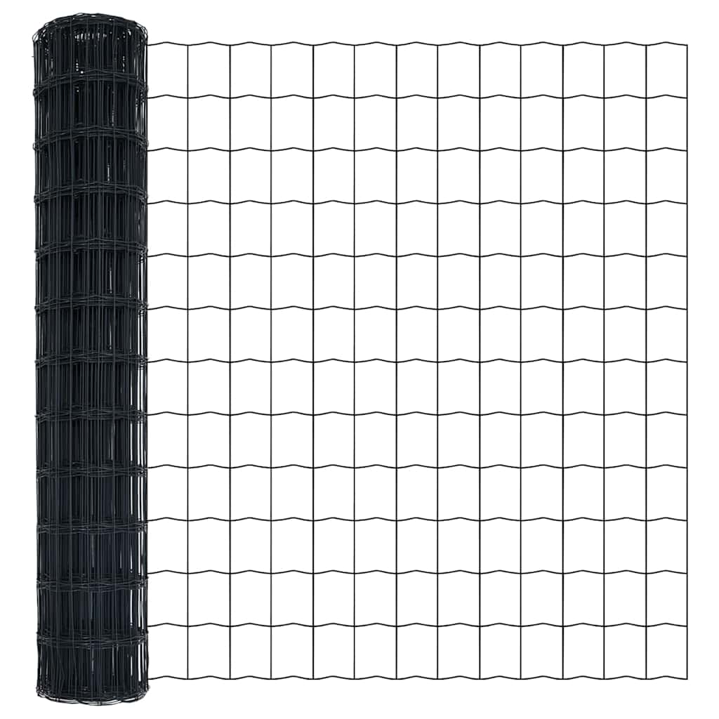 Euro Hejn Grå 1,4 x 10 m PVC-belagt jern