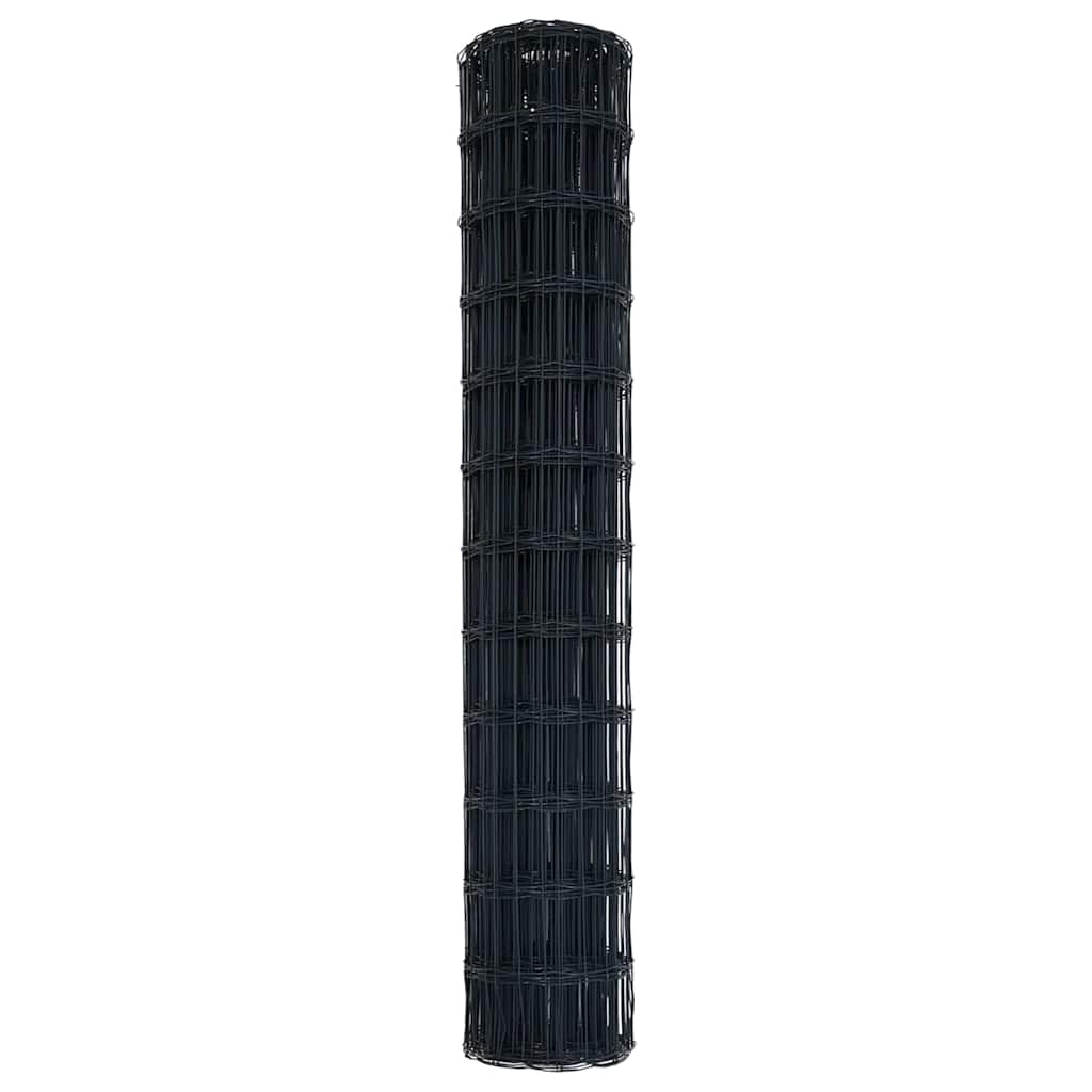 Euro Hejn Grå 1,4 x 10 m PVC-belagt jern