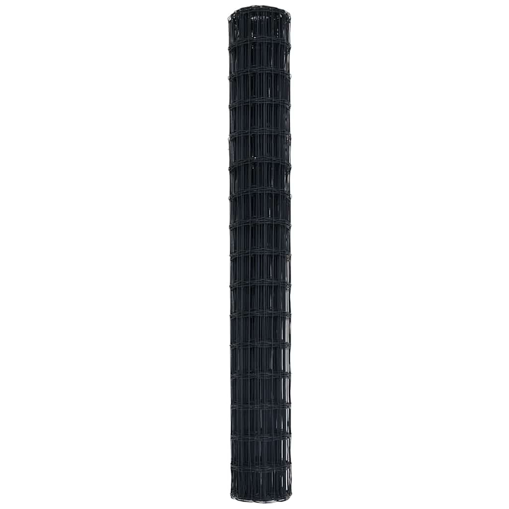 Euro Hejn Grå 1,6 x 10 m PVC-belagt jern