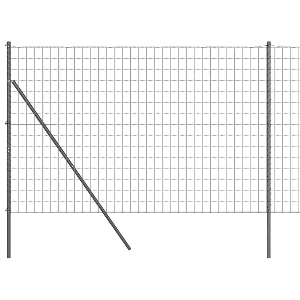 Euro Hejn Grå 1,6 x 10 m PVC-belagt jern