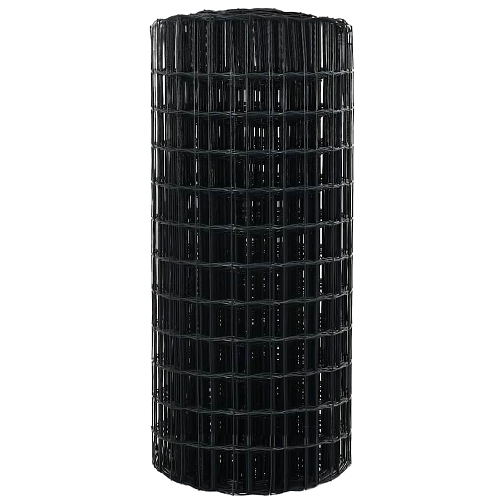 Euro Hejn Grå 0,8 x 25 m PVC-belagt jern