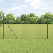 Euro Hejn Grå 1 x 25 m PVC-belagt jern