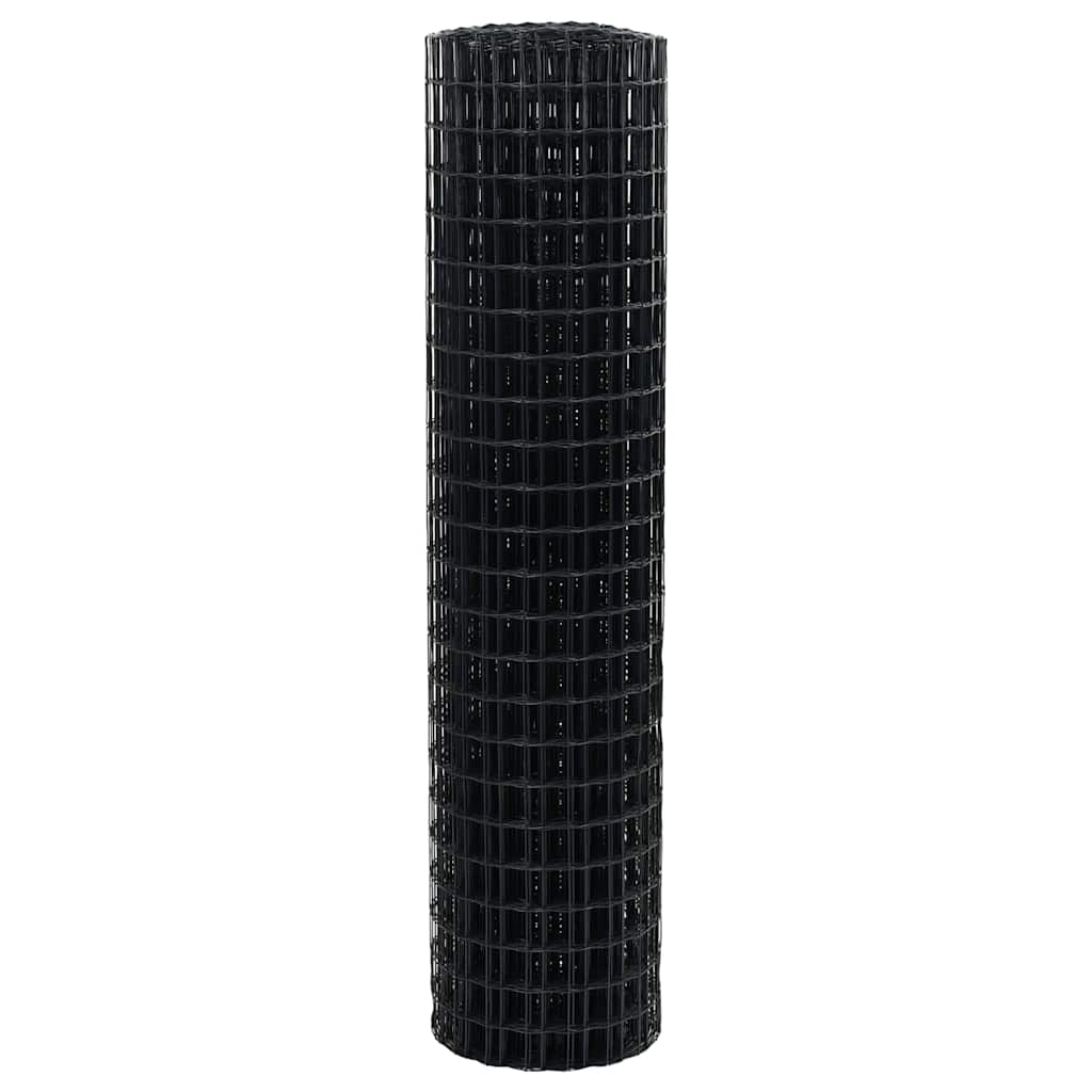 Euro Hejn Grå 1,2 x 25 m PVC-belagt jern