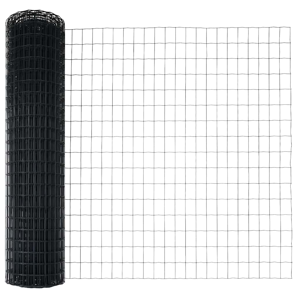Euro Hejn Grå 1,2 x 25 m PVC-belagt jern