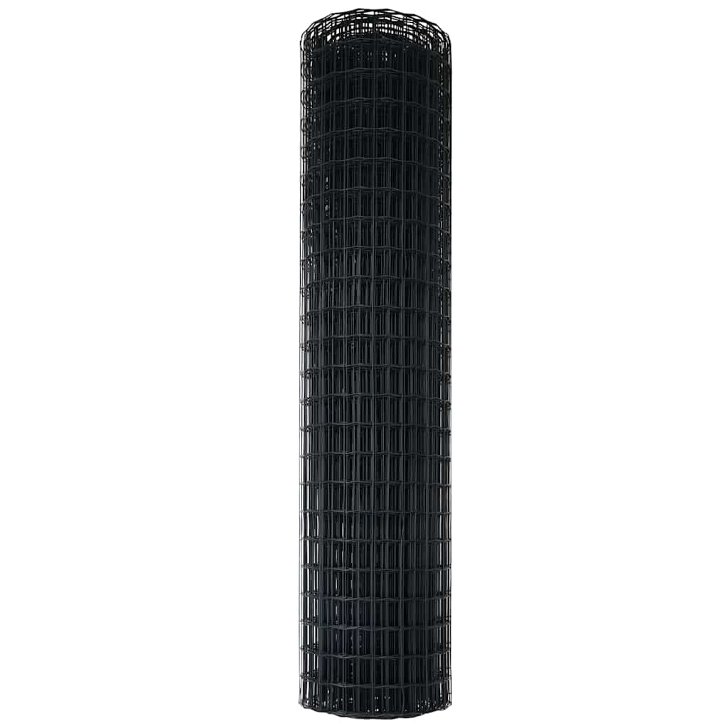 Euro Hejn Grå 1,2 x 25 m PVC-belagt jern