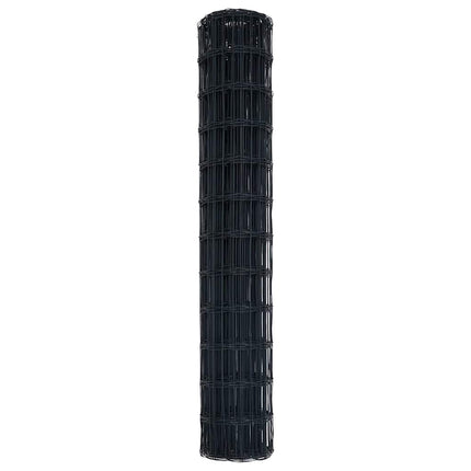 Euro Hejn Grå 1 x 25 m PVC-belagt jern