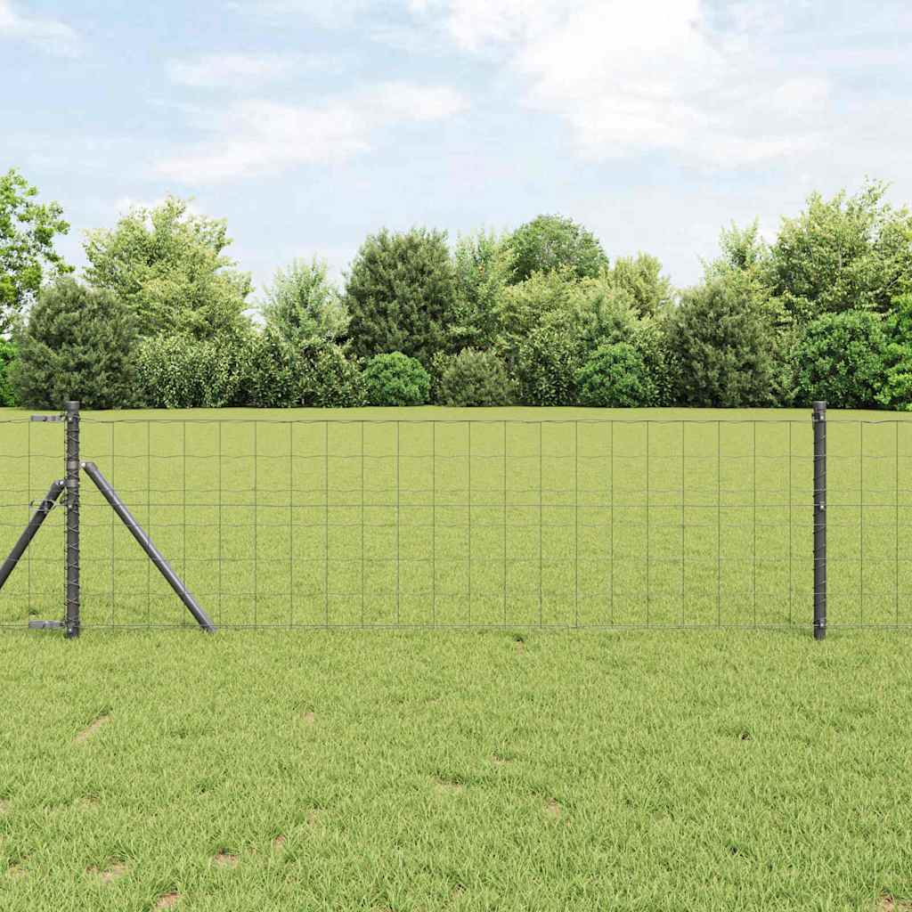 Euro Hejn Grå 0,4 x 25 m PVC-belagt jern