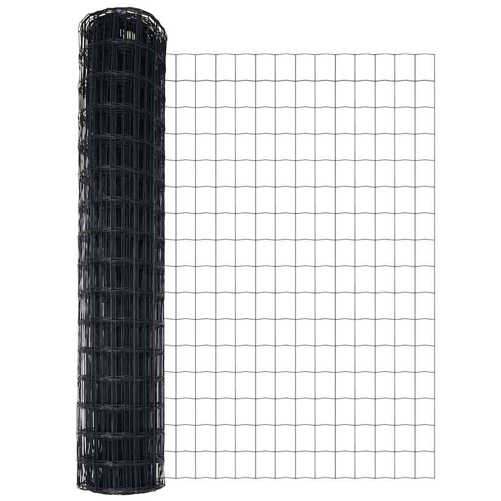 Euro Hejn Grå 1,4 x 10 m PVC-belagt jern