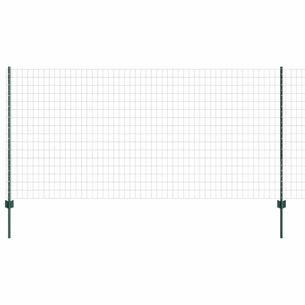 Svejset Trådhegn 10 x 1,2 m (B x H) PVC-belagt stål Grøn Mesh