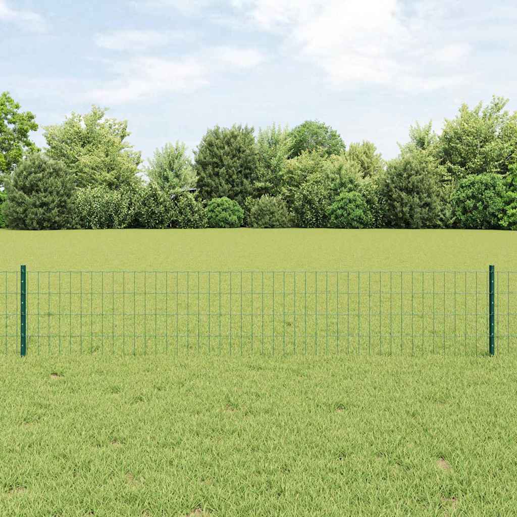 Svejset Trådhegn 10 x 0,4 m (B x H) PVC-belagt stål Grøn Mesh