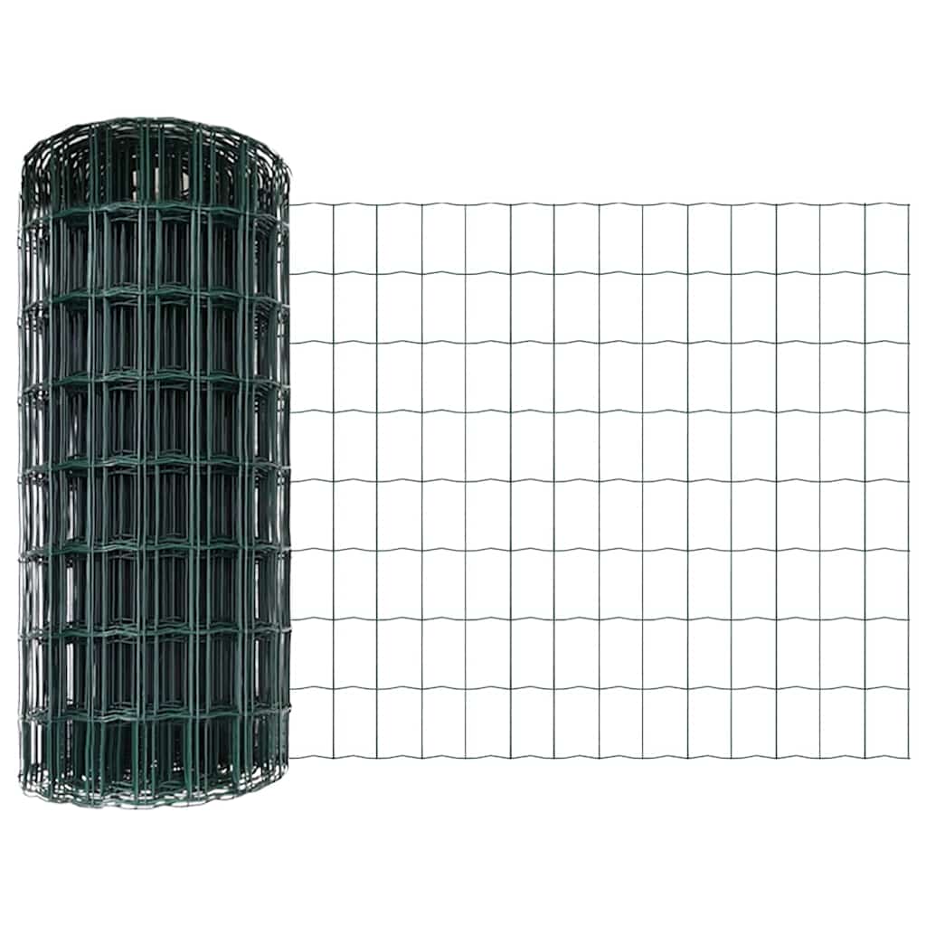 Svejset Trådhegn 10 x 0,4 m (B x H) PVC-belagt stål Grøn Mesh