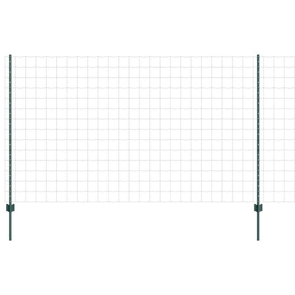 Eurohegn med stolpe 10 x 1,4 m PVC-belagt stål Grøn Mesh