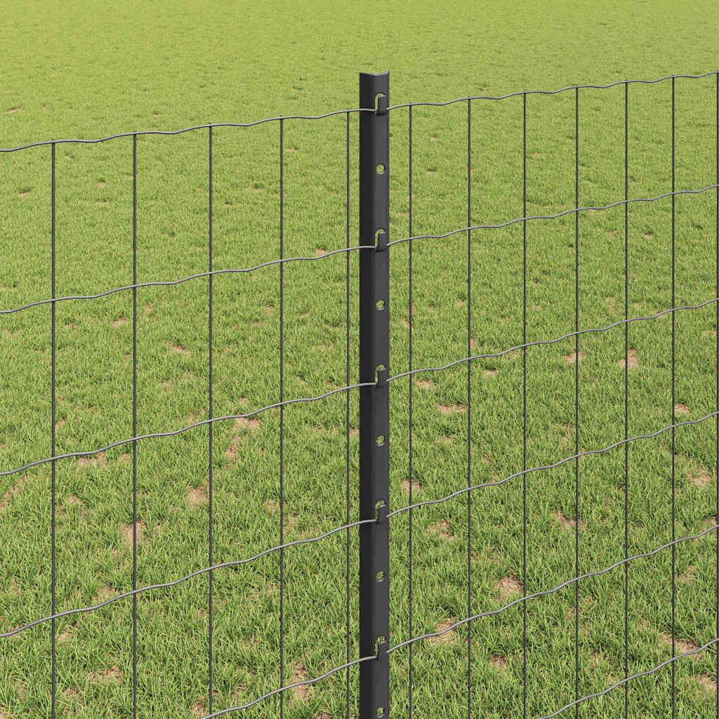 Svejset Trådhegn 10 x 1,4 m (B x H) PVC-belagt stål Grå Mesh