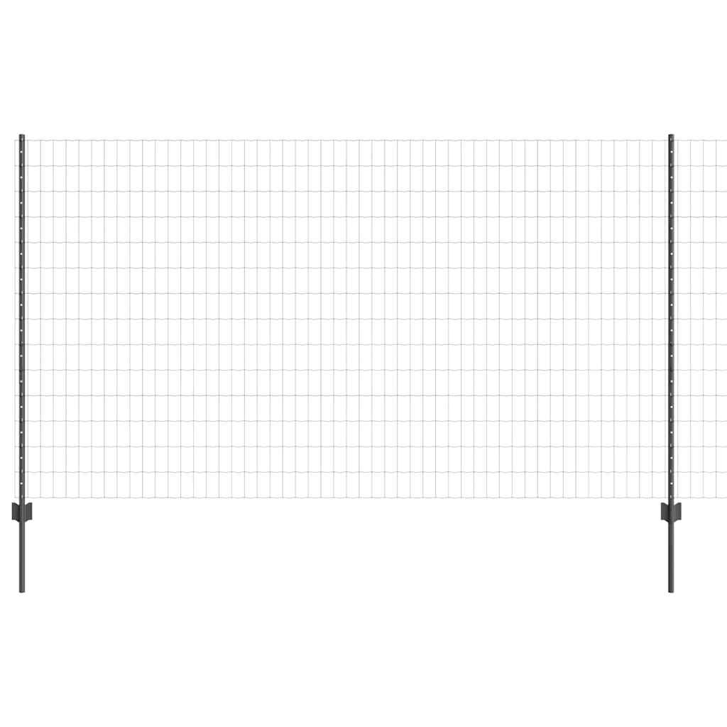 Svejset Trådhegn 10 x 1,4 m (B x H) PVC-belagt stål Grå Mesh