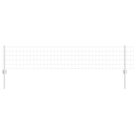 Udendørs Euro Hegn med Stander 25 x 0,4 m Sølv Mesh