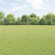 Kæde-link hegn med post 10 x 1,2 m (B x H)