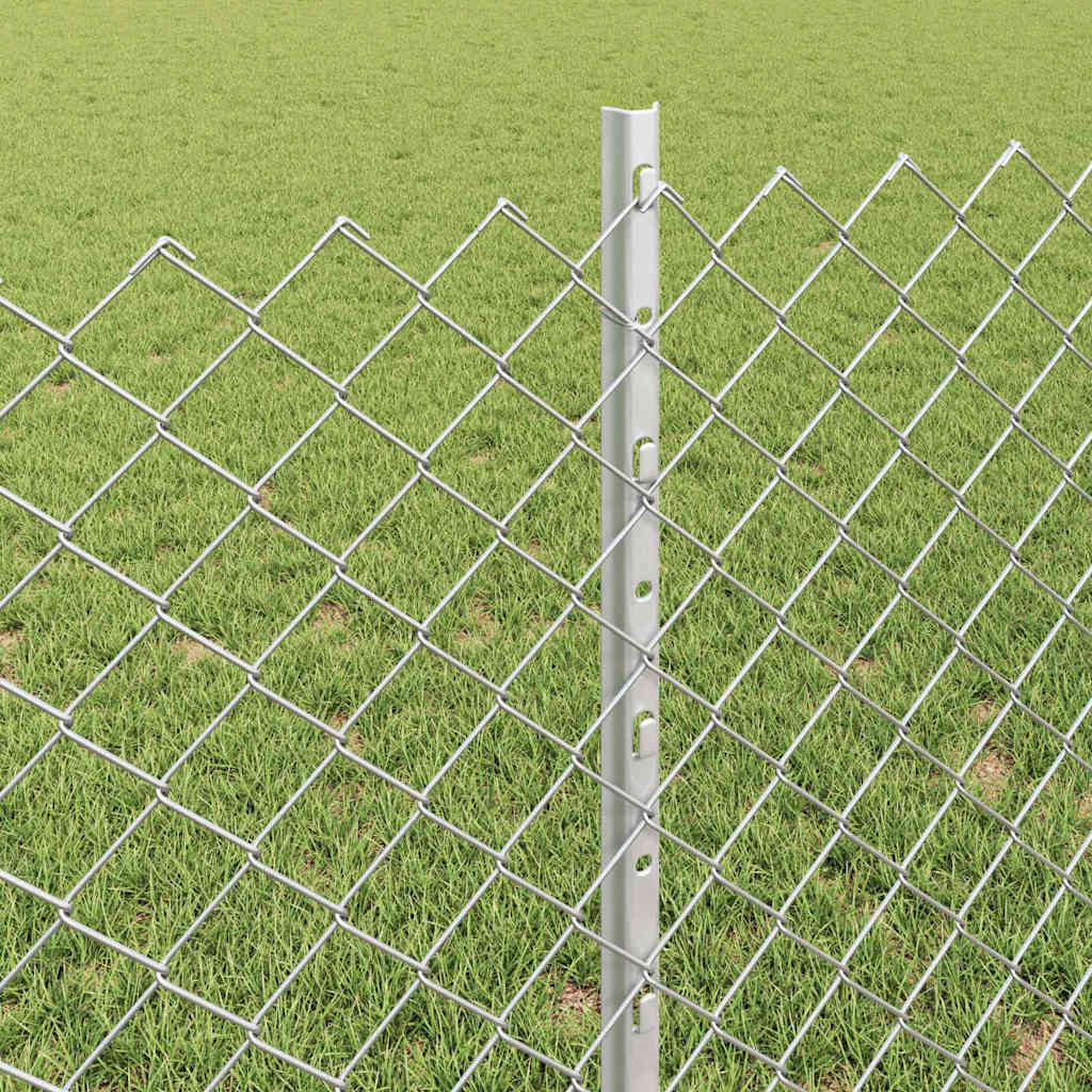 Kæde-link hegn med post 25 x 0,8 m (B x H)