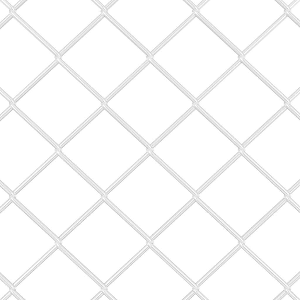 Hegn med post Sølv 1 x 25 m Stål