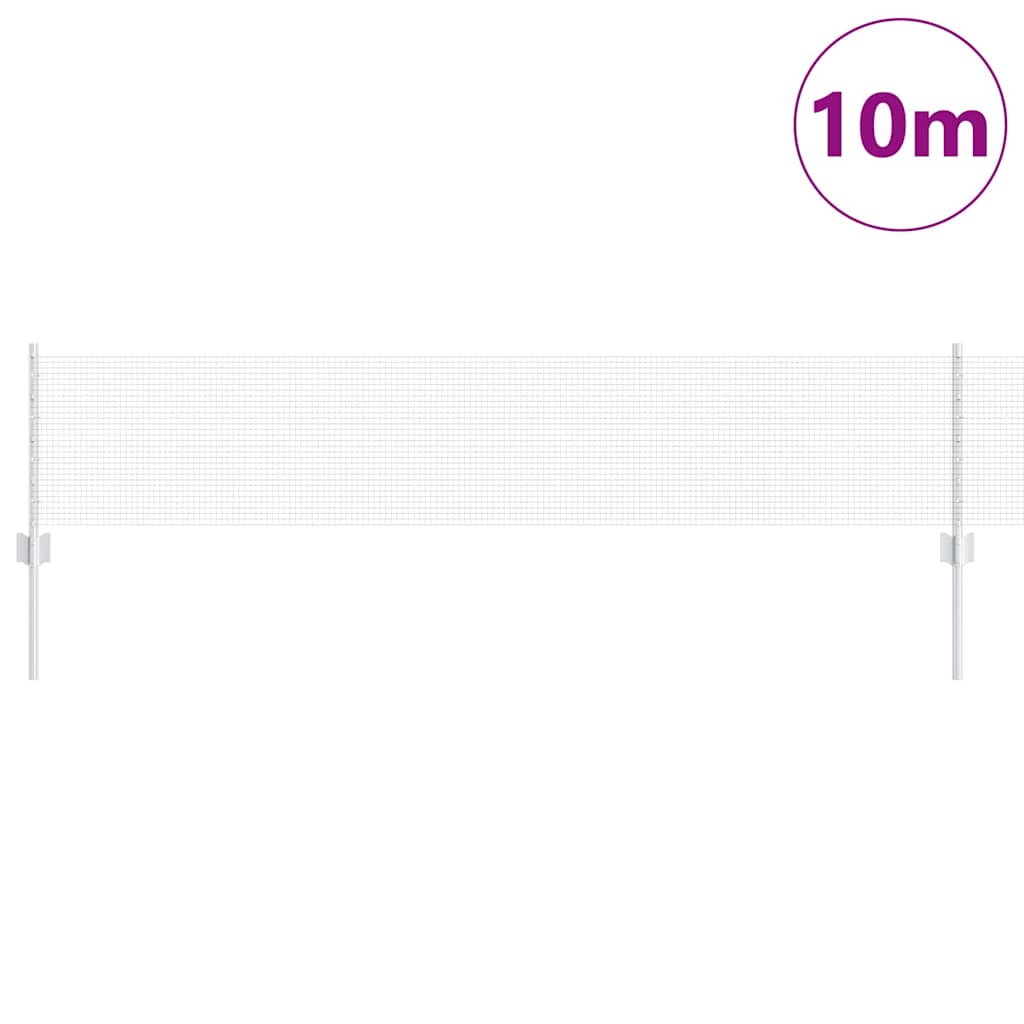 Svejsestålhegn med stolpe 10 x 0,4 m (B x H)