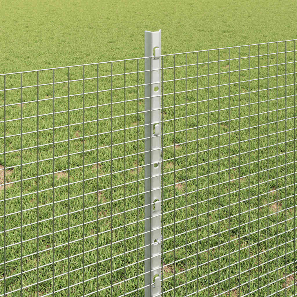 Svejsestålhegn med stolpe 10 x 0,8 m (B x H)