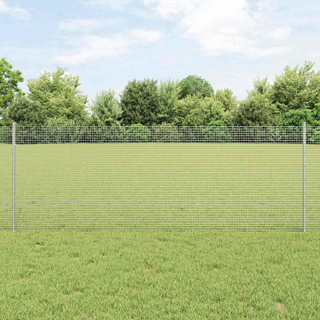 Svejsestålhegn med stolpe 10 x 0,8 m (B x H)