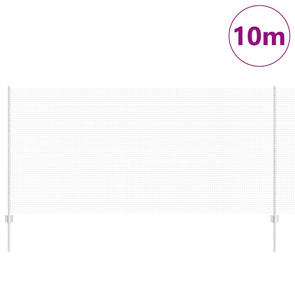 Svejsestålhegn med stolpe 10 x 1,2 m (B x H)