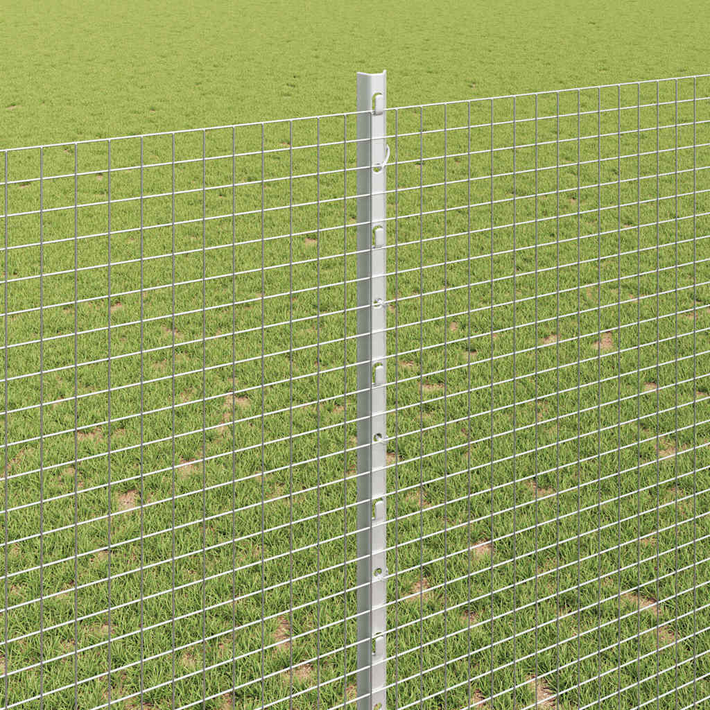 Svejsestålhegn med stolpe 10 x 1,4 m (B x H)