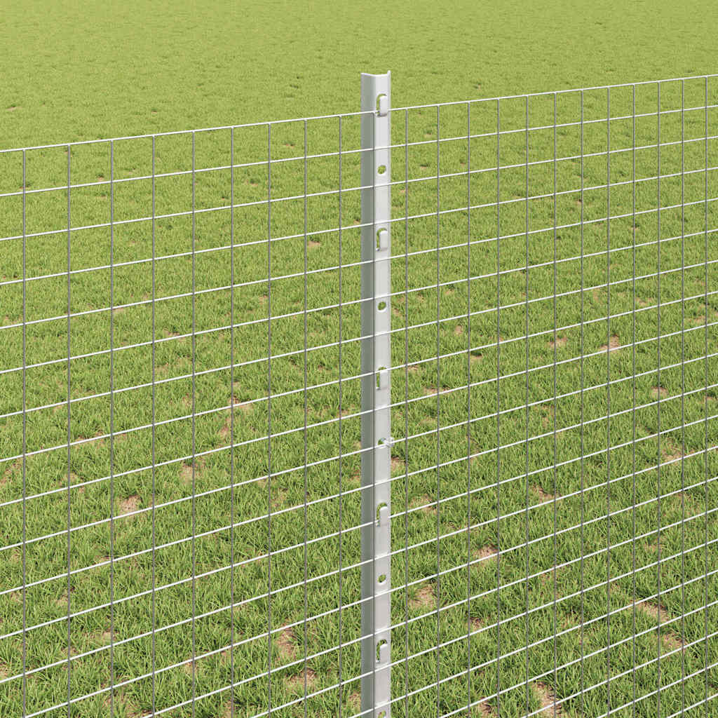 Svejsestålhegn med stolpe 10 x 1,4 m (B x H)