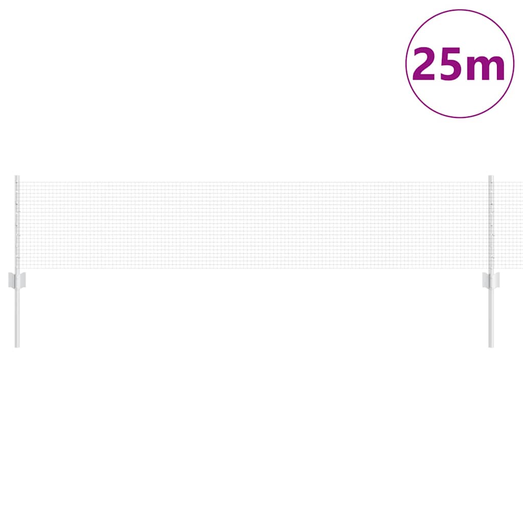 Svejsestålhegn med stolpe 25 x 0,4 m (B x H)