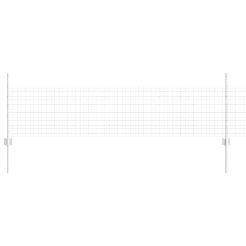 Svejsestålhegn med stolpe 25 x 0,5 m (B x H)