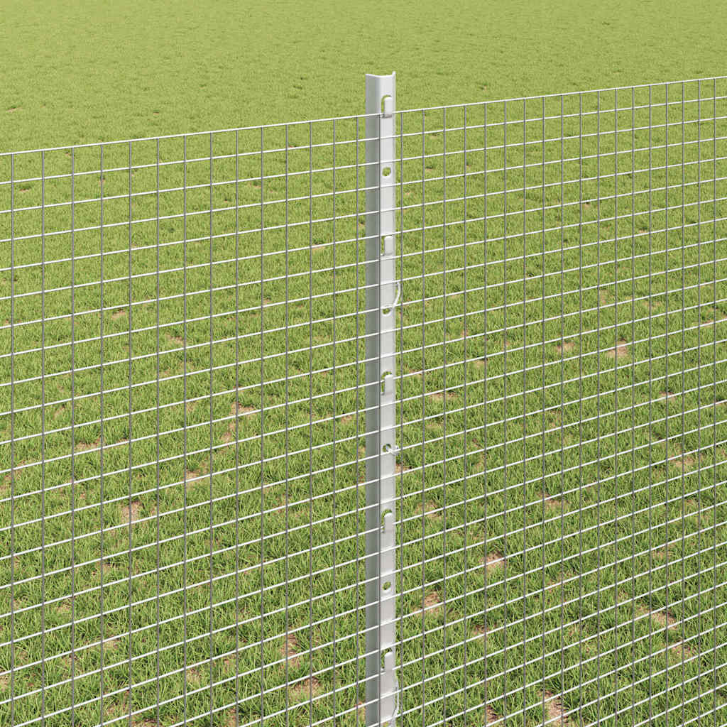 Svejsestålhegn med stolpe 25 x 1,4 m (B x H)