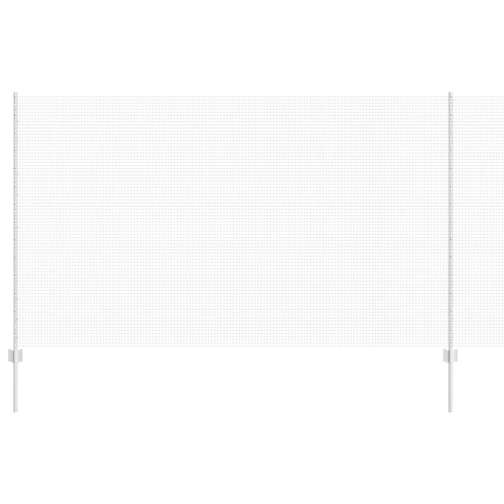 Svejsestålhegn med stolpe 25 x 1,4 m (B x H)