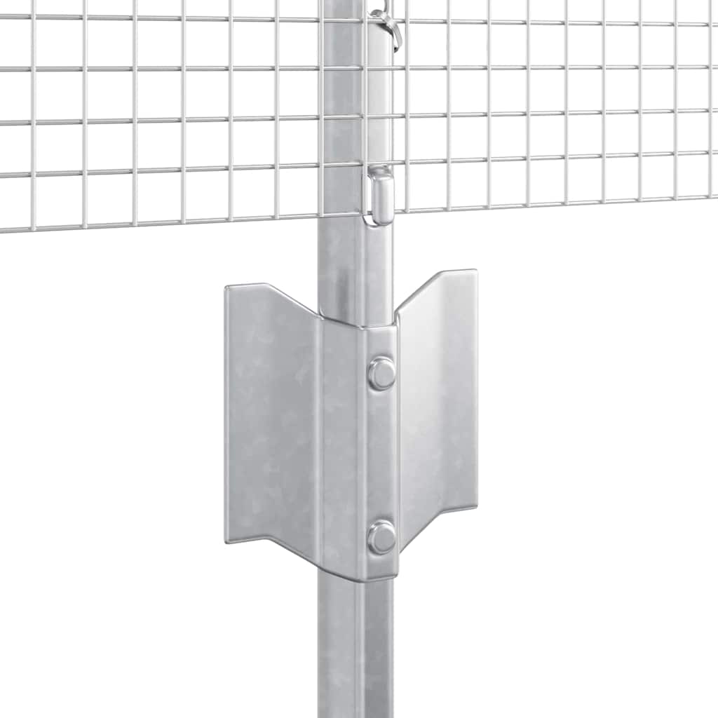Svejsestålhegn med stolpe 50 x 0,4 m (B x H)