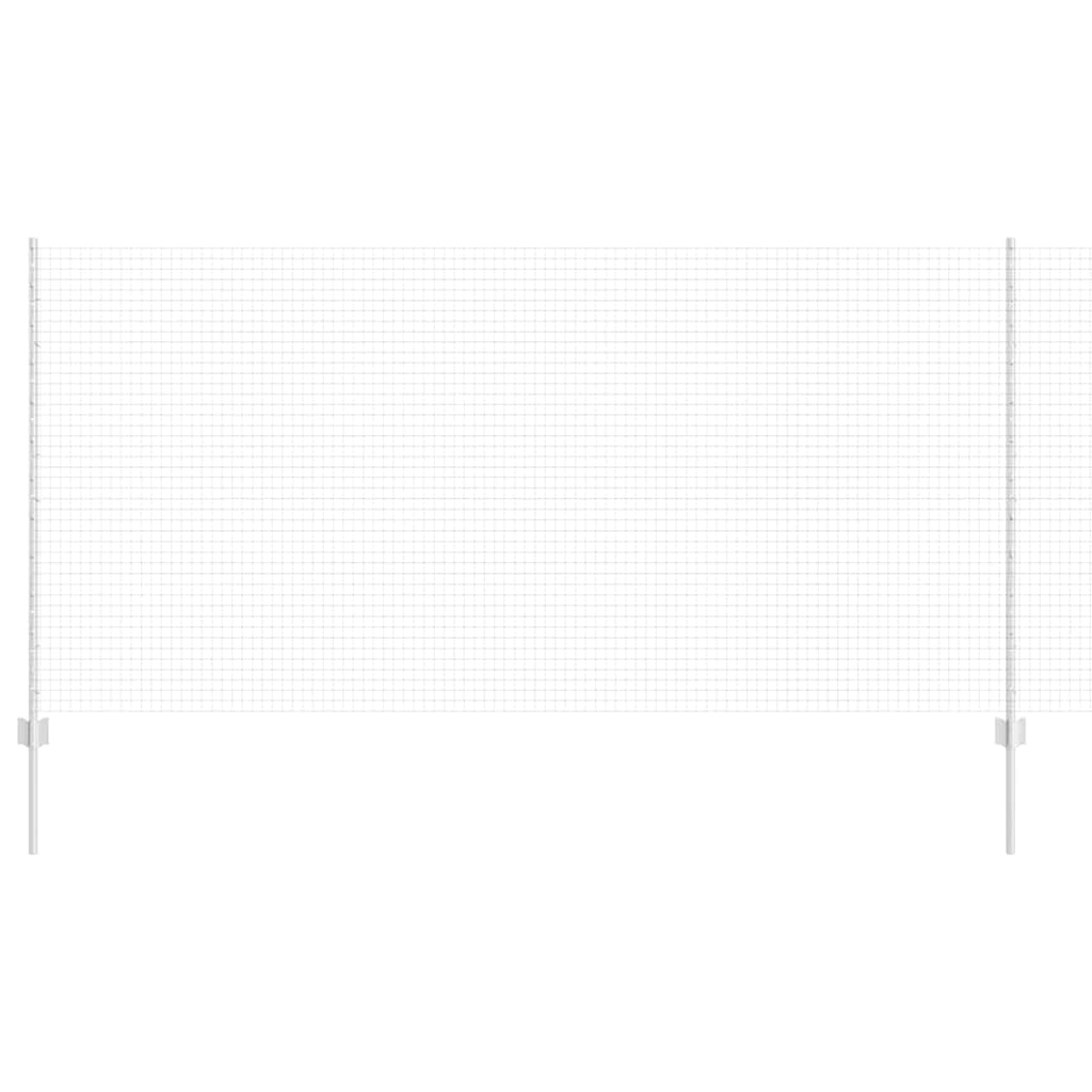 Hegn med post Sølv 1,2 x 50 m Stål