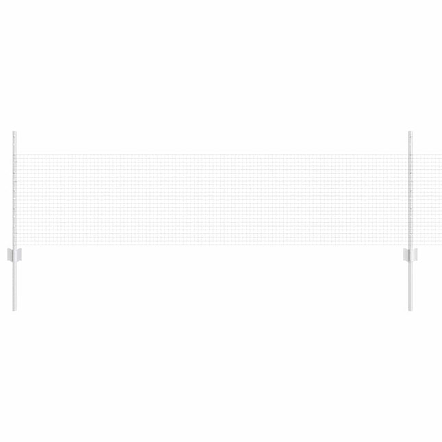 Svejsede trådhegn med stolper 100 x 0,5 m Galvaniseret stål