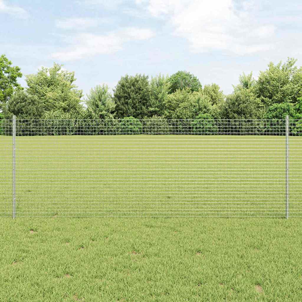 Svejsestålhegn med stolpe 100 x 0,8 m (B x H)
