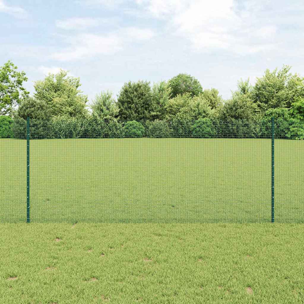 Svejsestålhegn med stolpe 10 x 1 m (B x H)