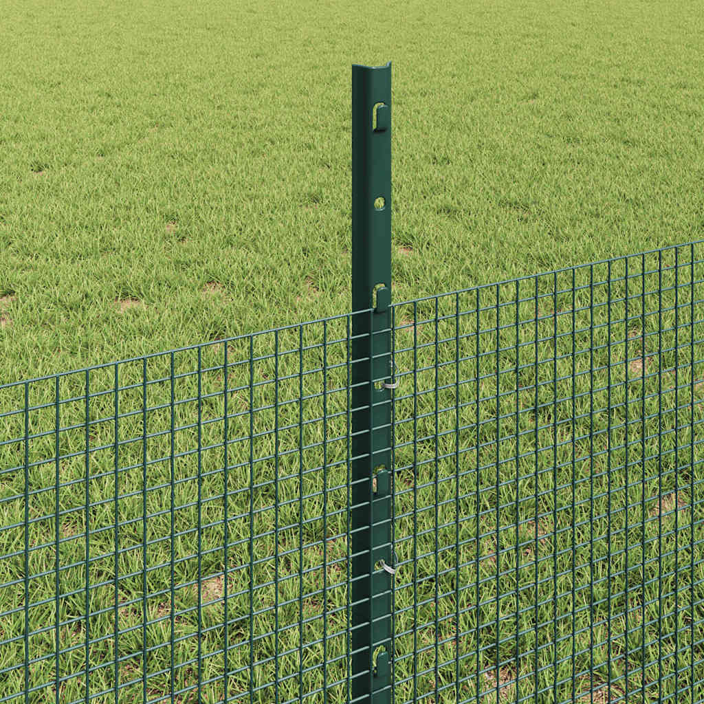 Svejsestålhegn med stolpe 25 x 0,5 m (B x H)
