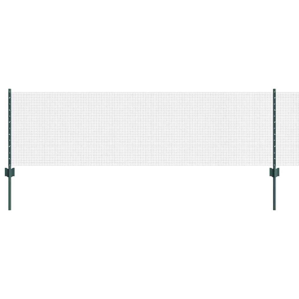 Svejsestålhegn med stolpe 25 x 0,6 m (B x H) PVC-belagt stål
