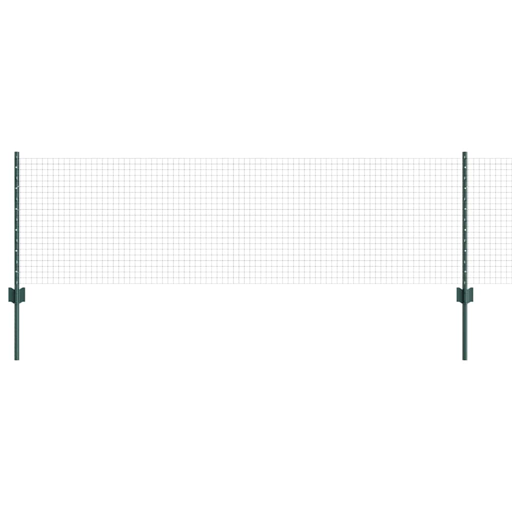Svejsestålhegn med stolpe 25 x 0,6 m (B x H) PVC-belagt stål
