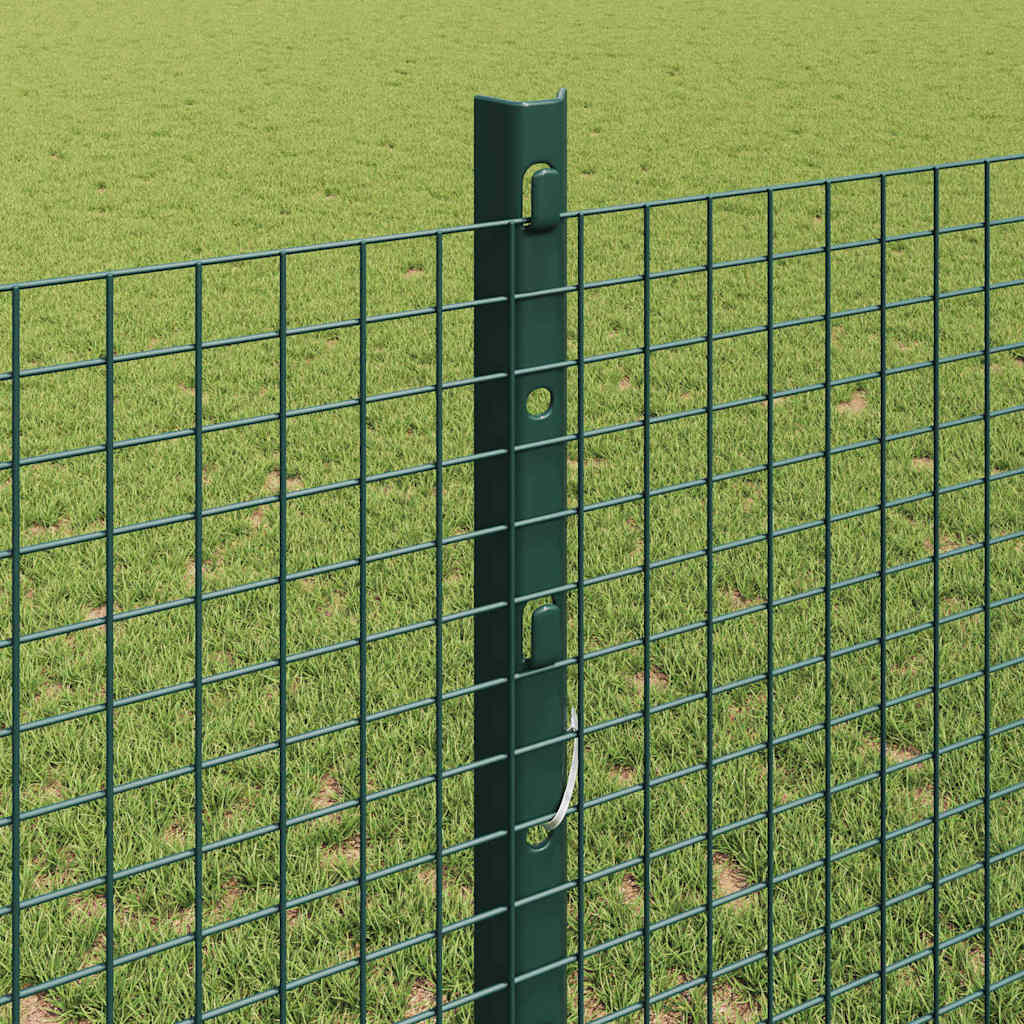 Svejsestålhegn med stolpe 50 x 1,2 m (B x H) PVC-belagt stål
