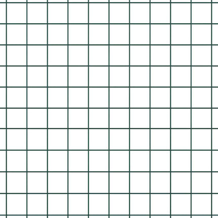 Svejsede trådhegn med stolper 50 x 1,4 m PVC-belagt stål Grøn