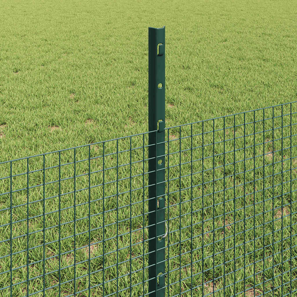 Svejsestålhegn med stolpe 100 x 0,5 m (B x H) PVC-belagt stål