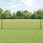 Svejsestålhegn med stolpe 100 x 0,5 m (B x H) PVC-belagt stål