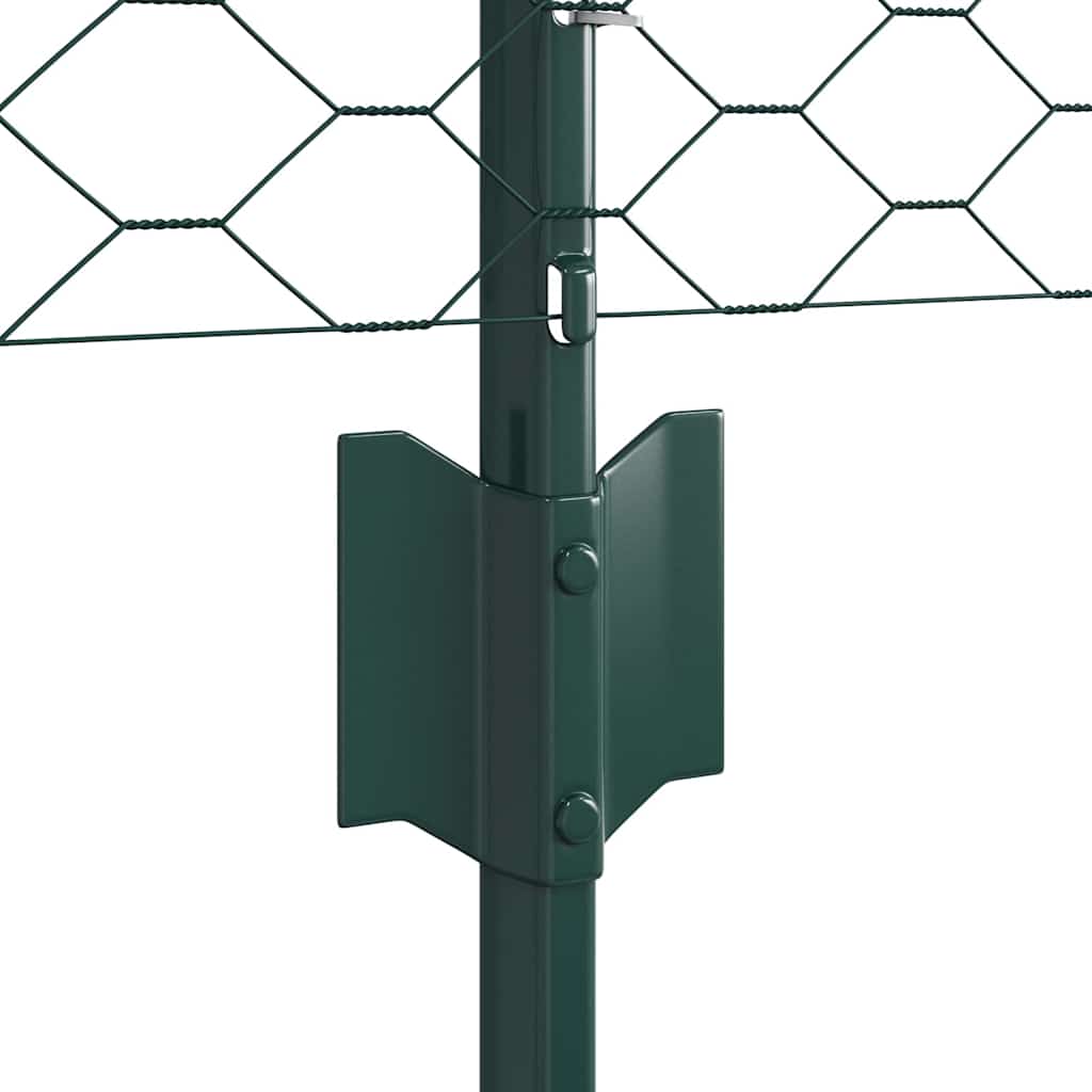 Svejset Trådhegn 10 x 0,6 m (B x H) PVC-belagt stål Grøn Mesh